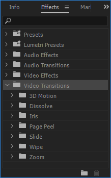 Premiere Pro Transitions