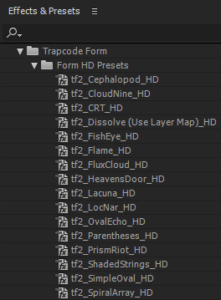 trapcode-form-presets