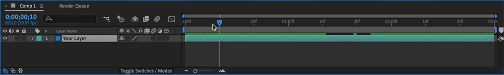 trim layer after effects shortcut