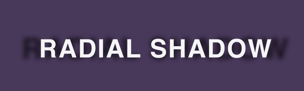 radial shadow