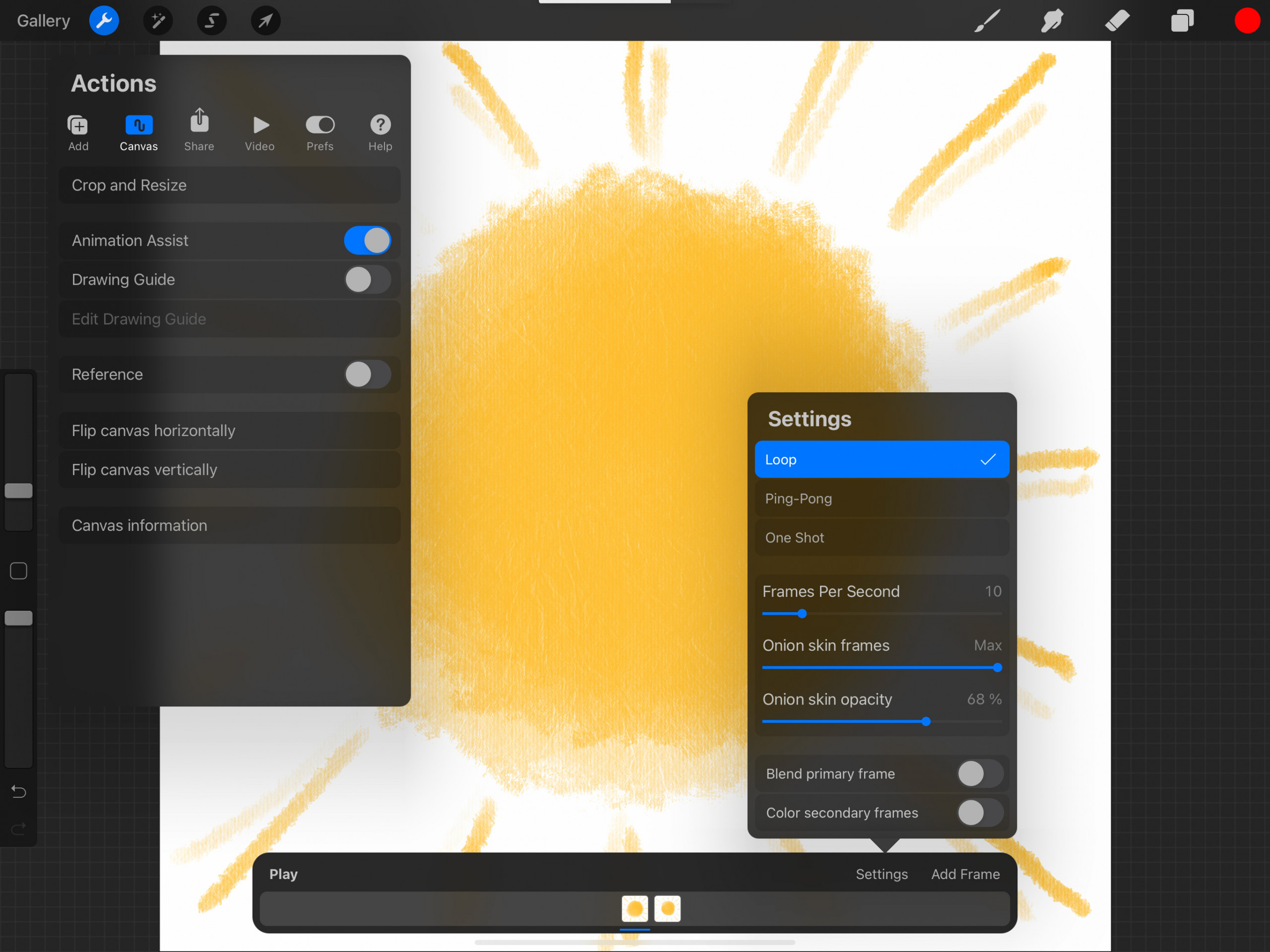procreate user interface procreate user interface