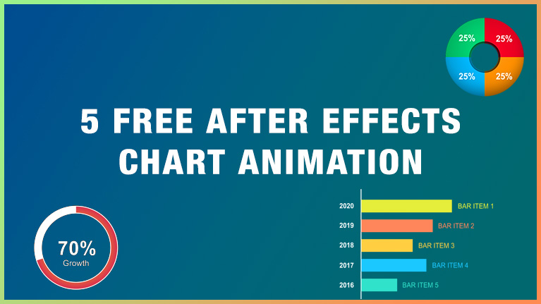 5 Free After Effect Chart Animation