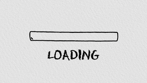 Chalk Cartoon Loading bar