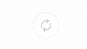 Circling Arrows Loading with check mark